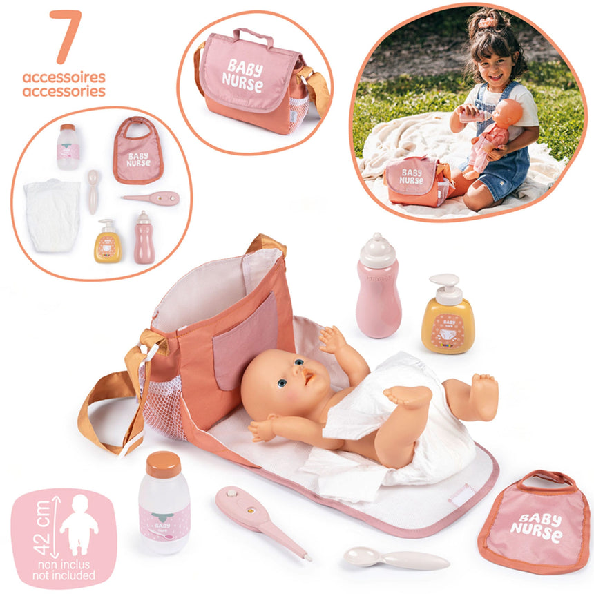 Sac à Langer Pour Poupée - 8 Pièces-Smoby-SMO-892220387-CLÉMENT