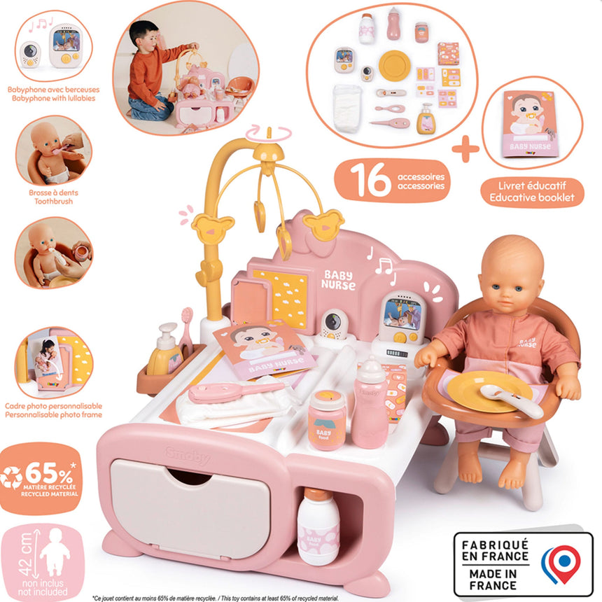 Ensemble Pouponnière Pour Poupée-Smoby-SMO-892220393-CLÉMENT