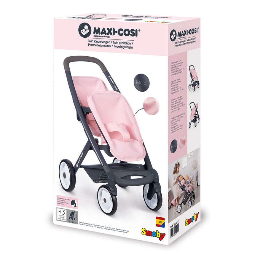Maxi-Cosi Poussette Jumeaux pour Poupée - Rose-Smoby-SMO-892253221-CLÉMENT
