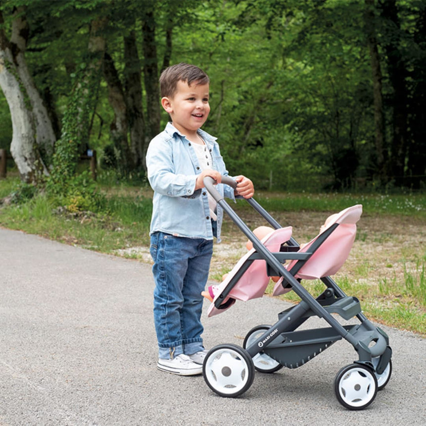 Maxi-Cosi Poussette Jumeaux pour Poupée - Rose-Smoby-SMO-892253221-CLÉMENT