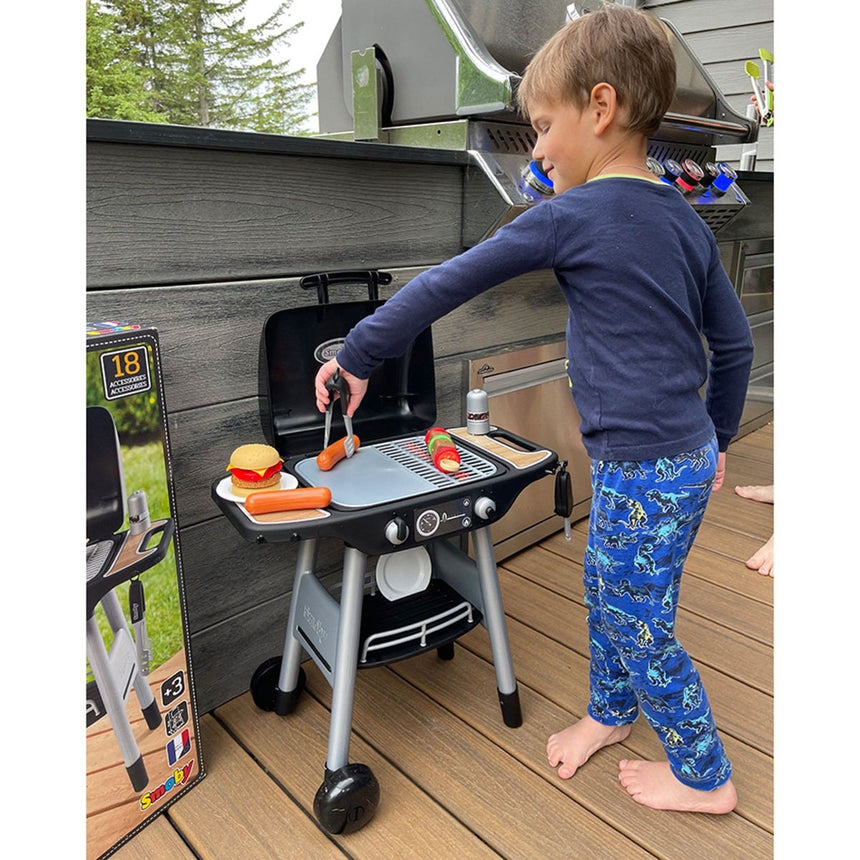 Barbecue avec 18 Accessoires-Smoby-SMO-892312001-CLÉMENT