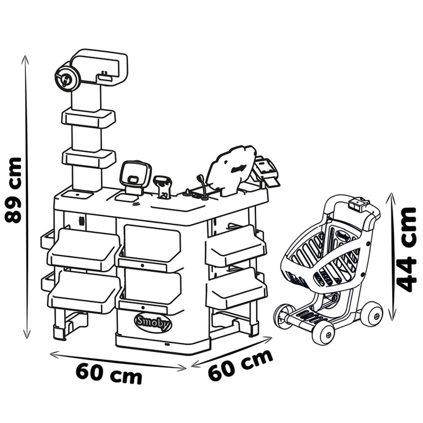 Supermarché & 42 Accessoires-Smoby-SMO-892350239-CLÉMENT