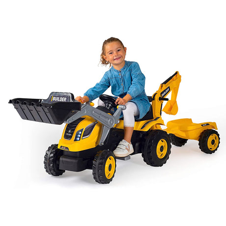 Tracteur Builder Max+ Remorque-Smoby-SMO-892710304-CLÉMENT