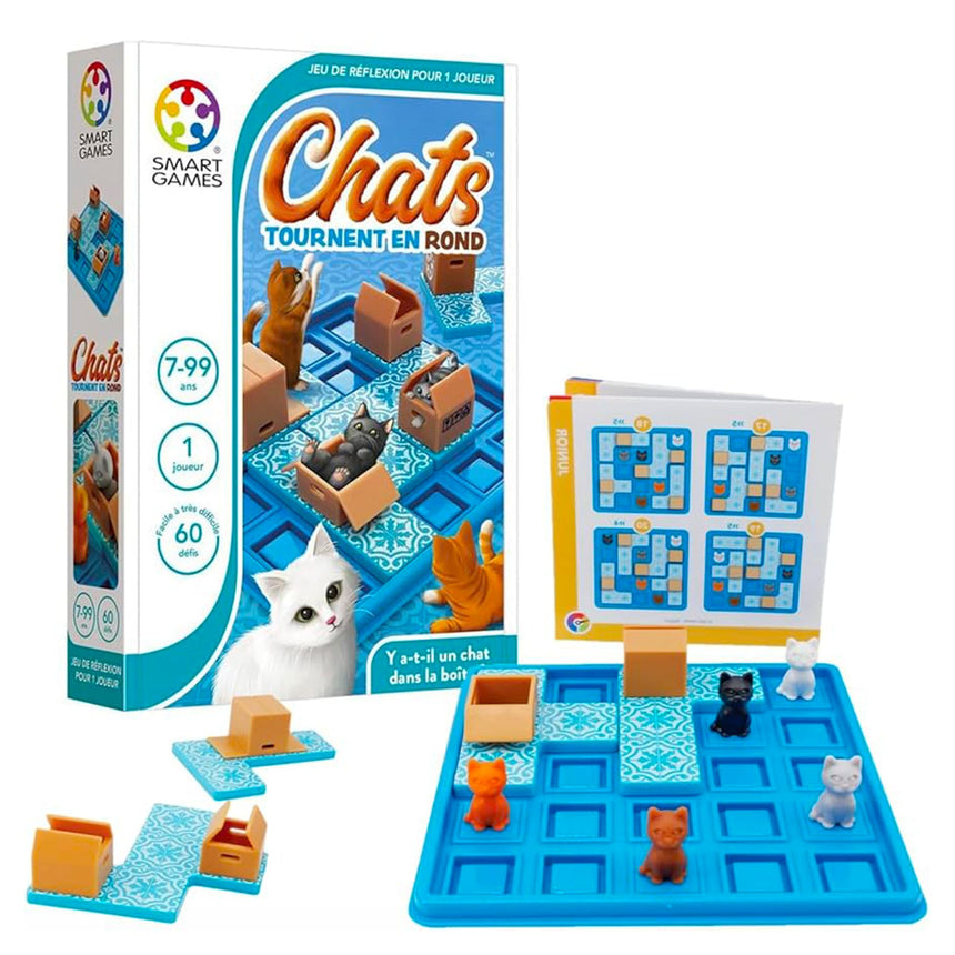 Chats Tournent En Rond-Smart Games-SMT-SG450FR-CLÉMENT