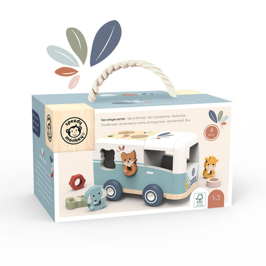 Trieur Formes Van Bois-Speedy Monkey-SPM-SP1044-CLÉMENT