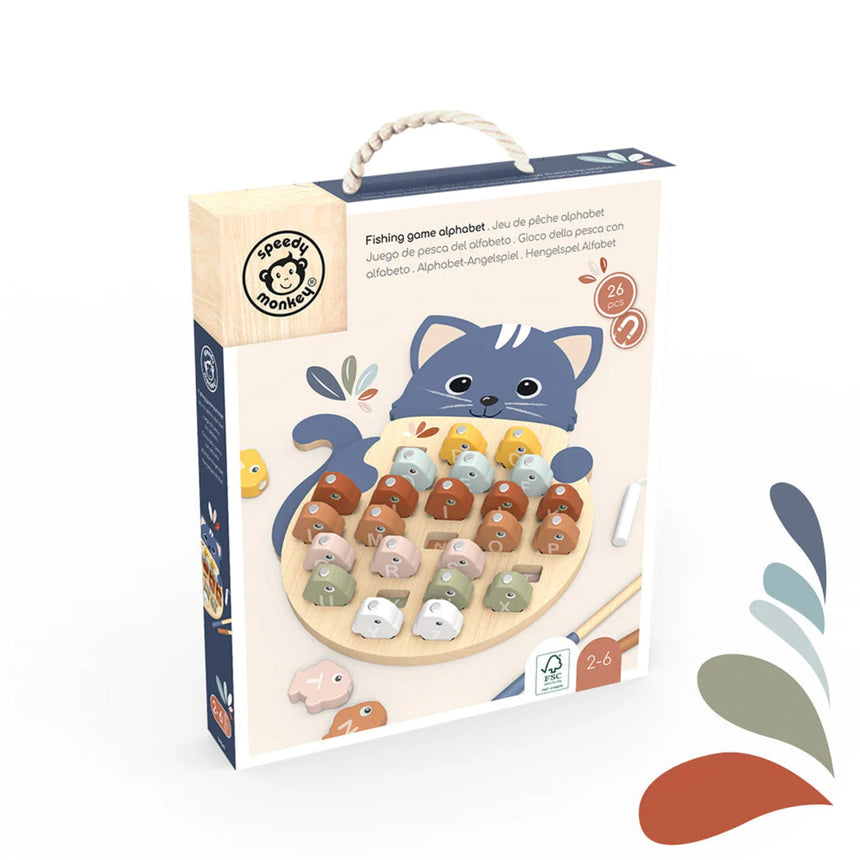 Jeu De Pêche Alphabet Chat-Speedy Monkey-SPM-SP1049-CLÉMENT
