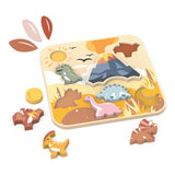 Casse-tête épais géant Dinosaures-Speedy Monkey-SPM-SP6011-CLÉMENT