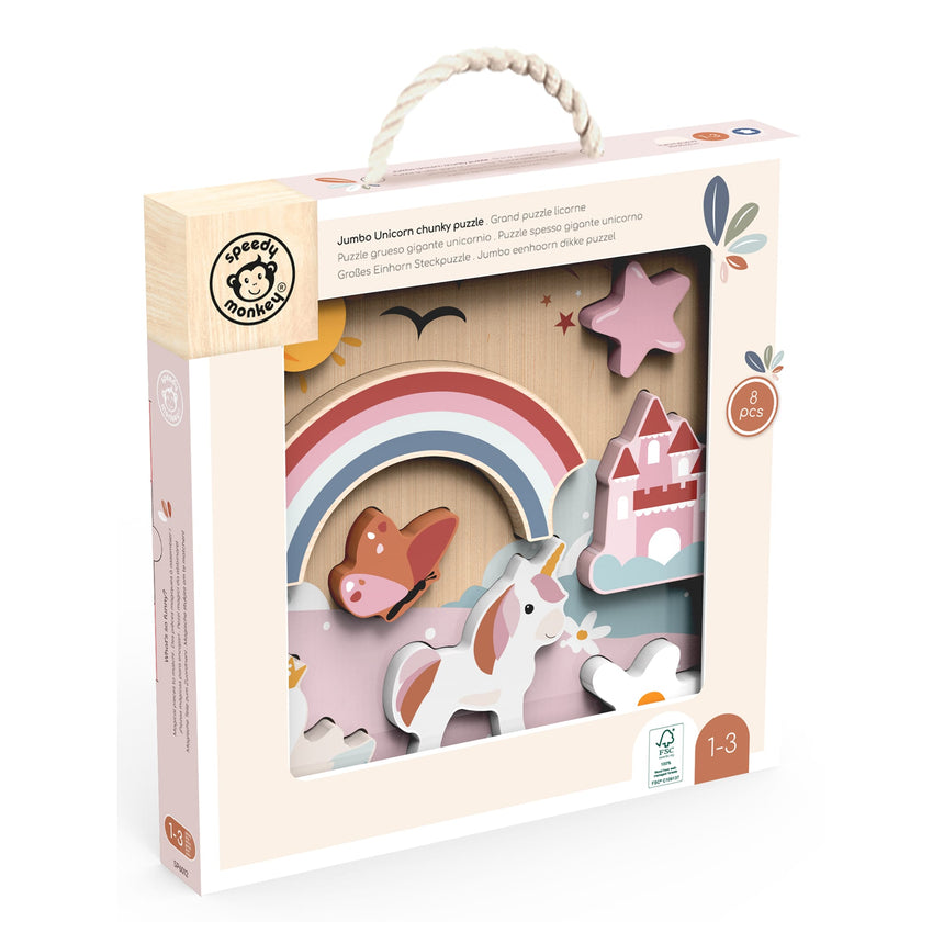 Casse-tête épais géant Licorne-Speedy Monkey-SPM-SP6012-CLÉMENT