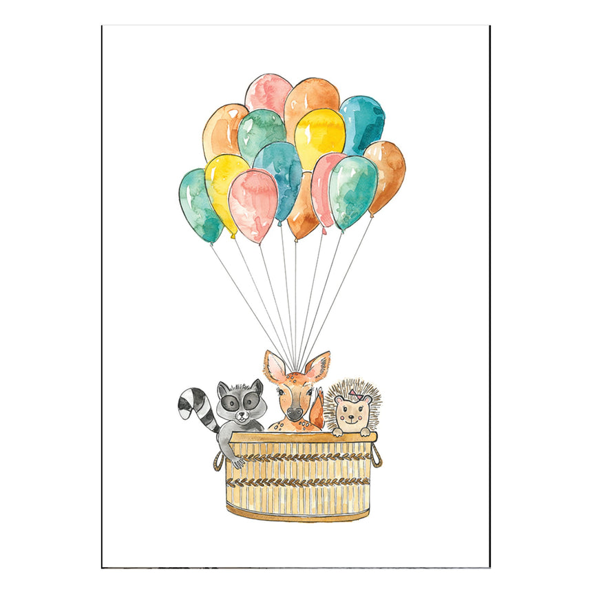 Carte de Souhait Animaux-STÉPHANIE RENIÈRE ILLUSTRATION-SRI-ANNE-CLÉMENT