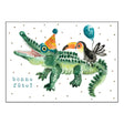 Carte de Souhait Bonne Fête Crocodile-STÉPHANIE RENIÈRE ILLUSTRATION-SRI-CHRISTOPHE01-CLÉMENT