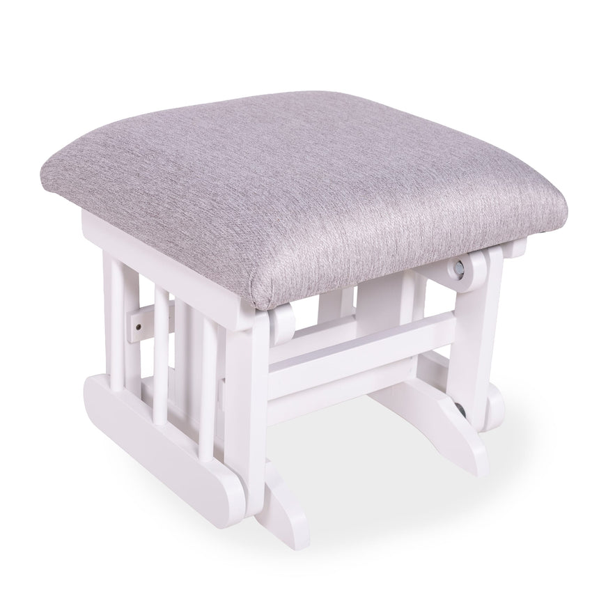 Tabouret Blanc- Tissus sur commande spéciale-Goberce-Harper 097-GBE-TB04-BLANC-CLÉMENT
