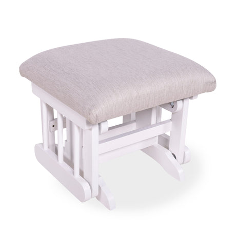 Tabouret Blanc- Tissus sur commande spéciale-Goberce-Link 020-GBE-TB04-BLANC-CLÉMENT