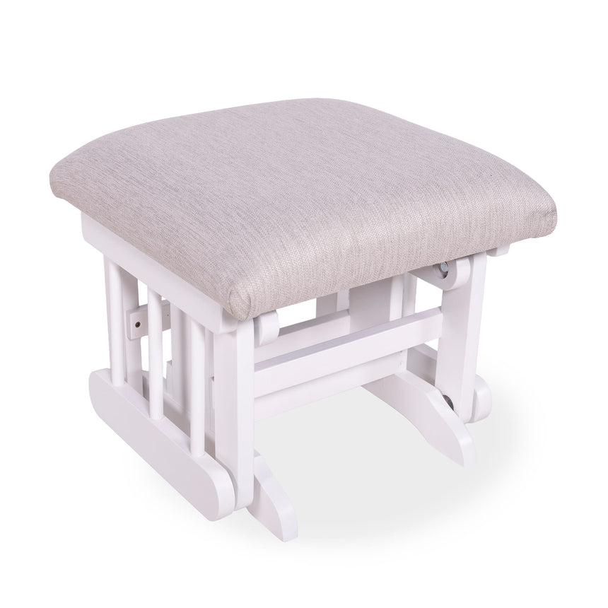 Tabouret Blanc- Tissus sur commande spéciale-Goberce-Link 020-GBE-TB04-BLANC-CLÉMENT