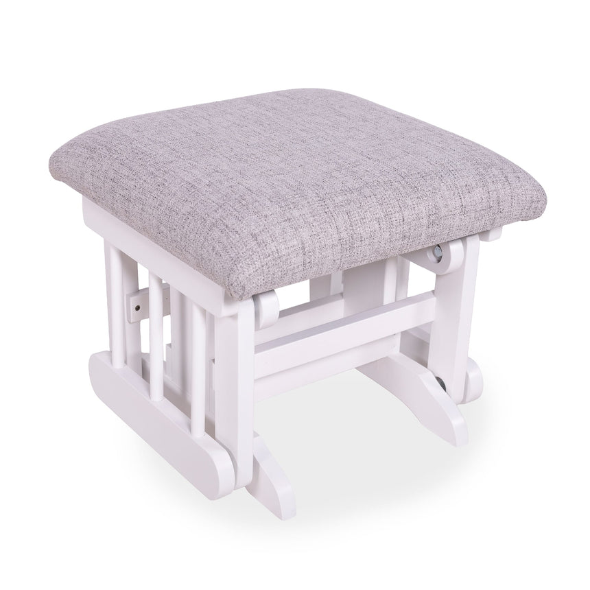 Tabouret Blanc- Tissus sur commande spéciale-Goberce-Lima 061-GBE-TB04-BLANC-CLÉMENT
