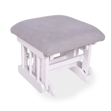 Tabouret Blanc- Tissus sur commande spéciale-Goberce-Structure 401-GBE-TB04-BLANC-CLÉMENT