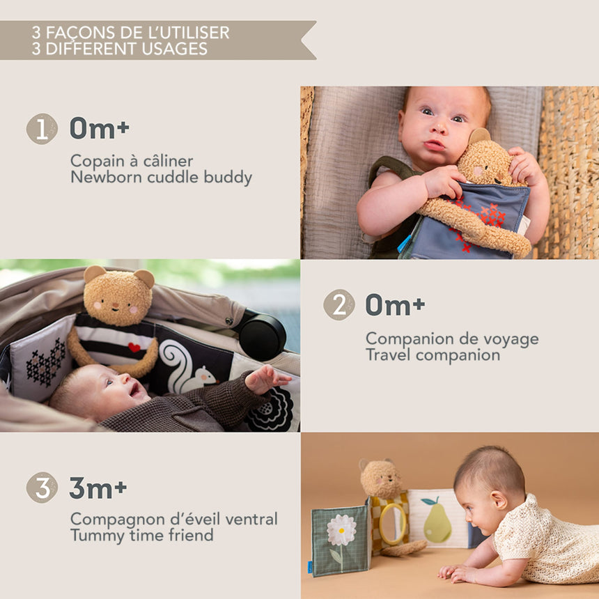 Livre Câlin Avec Ourson-Taf Toy-TAF-78813795-CLÉMENT