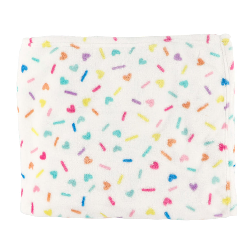 Couverture - Coeurs Confettis-Textile City inc-TCI-16879-CLÉMENT