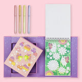 Ensemble de coloriage scintillant Little Fairy Land-Tiger Tribe-TIG-6-0351-CLÉMENT