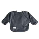 Bavoir Manches Longues (2) - Sauge / Charcoal-Tiny Twinkle-TIN-TT275-CLÉMENT