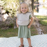 Bavoir Imperméable (2) - Bleu / Taupe-Tiny Twinkle-TIN-TT710-CLÉMENT