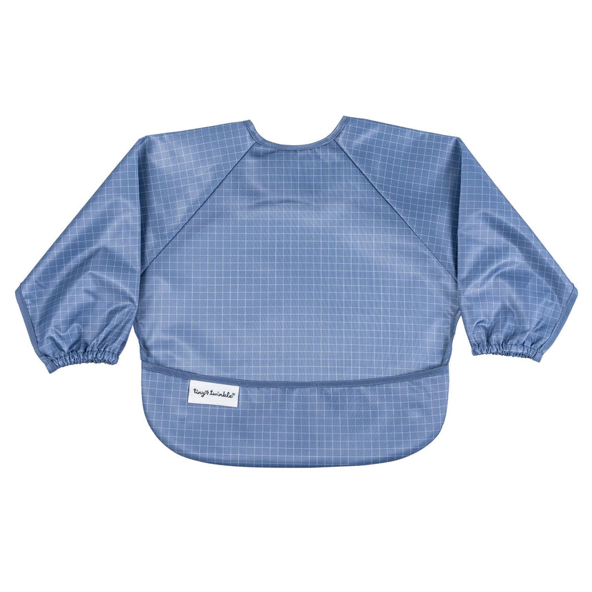 Bavoir Manches Longues - Carreaux-Tiny Twinkle-TIN-TT766-CLÉMENT