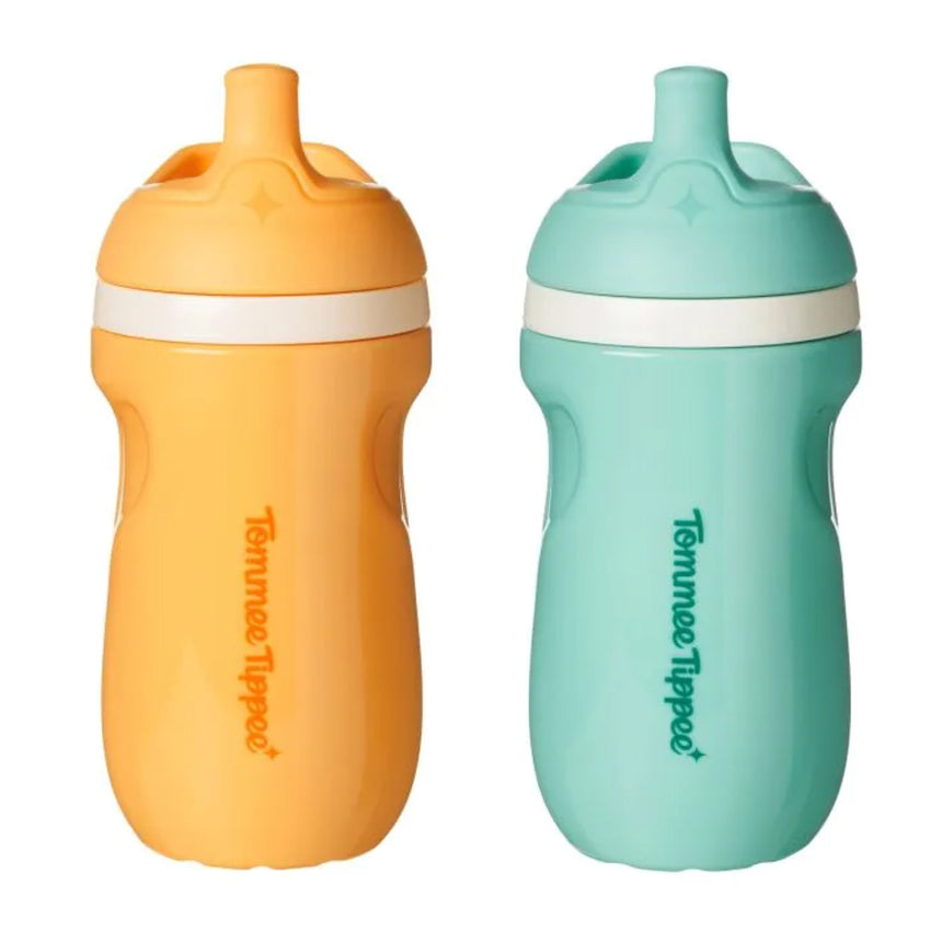 Gobelet Isotherme (2) -Bleu/ Orange-Tommee Tippee-TMT-447981-CLÉMENT