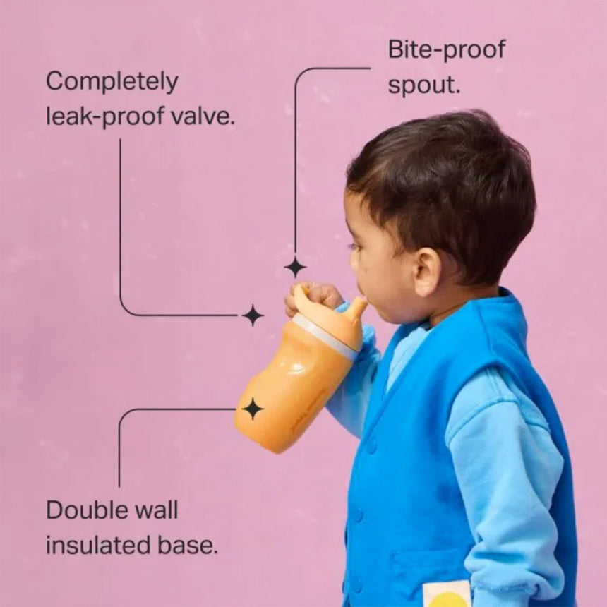 Gobelet Isotherme (2) -Bleu/ Orange-Tommee Tippee-TMT-447981-CLÉMENT