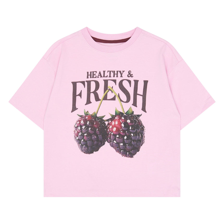 T-shirt Vigdis 3-14ans-The New-Rose-7-8-TNE-TN5675C-CLÉMENT