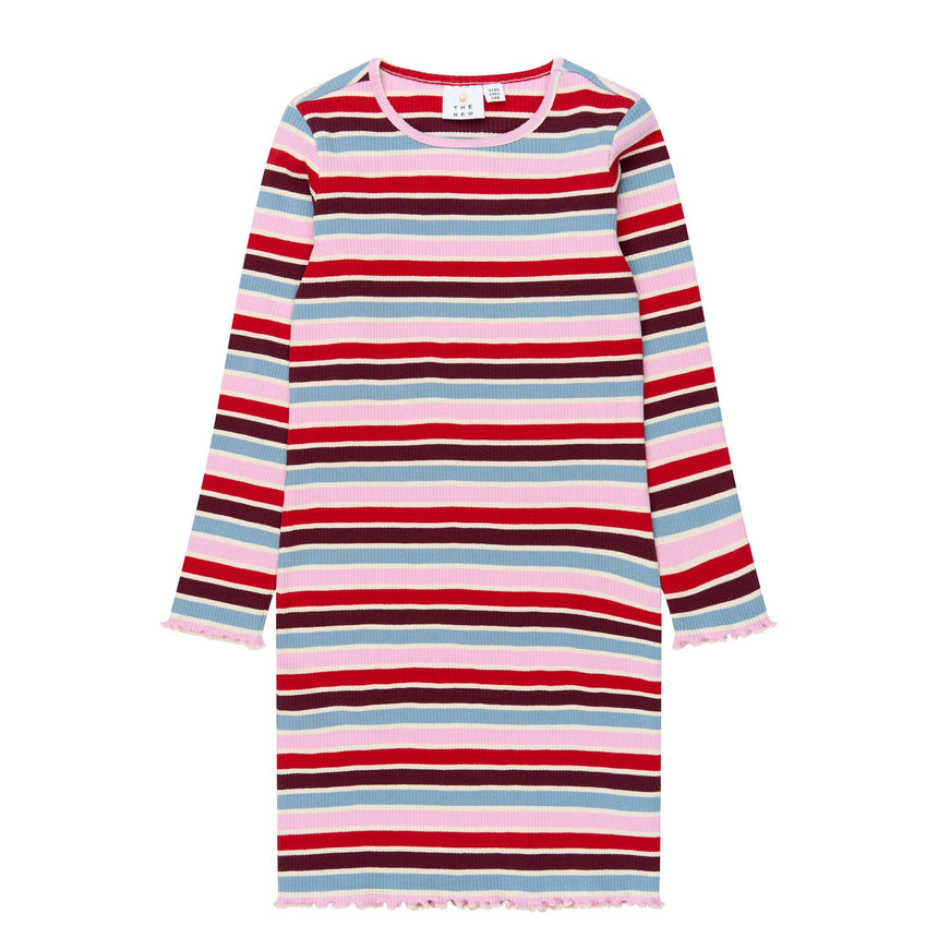 Robe Côtelée Vanessa 3-14ans-The New-Rose-7-8-TNE-TN5681C-CLÉMENT