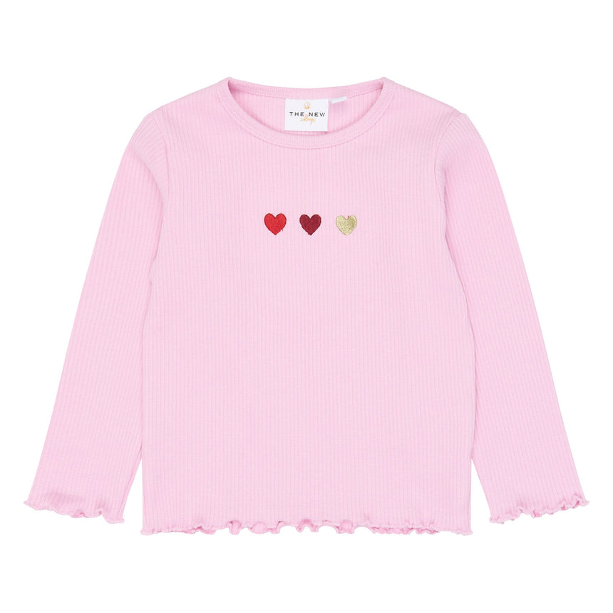 T-shirt Côtelé Vilma 6-24mois-The New-Rose-6 m-TNE-TNS6559C-CLÉMENT