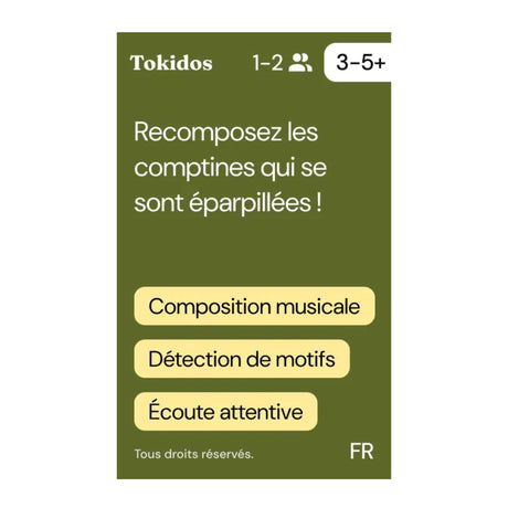 Jeu Compose Les Comptines (Français)-Tokidos-TOK-PC-017-FR-CLÉMENT
