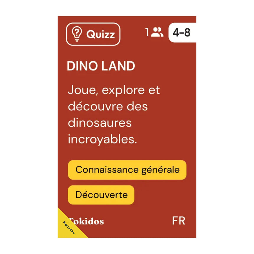 Jeu Dinoland (Français)-Tokidos-TOK-PC-042-FR-CLÉMENT