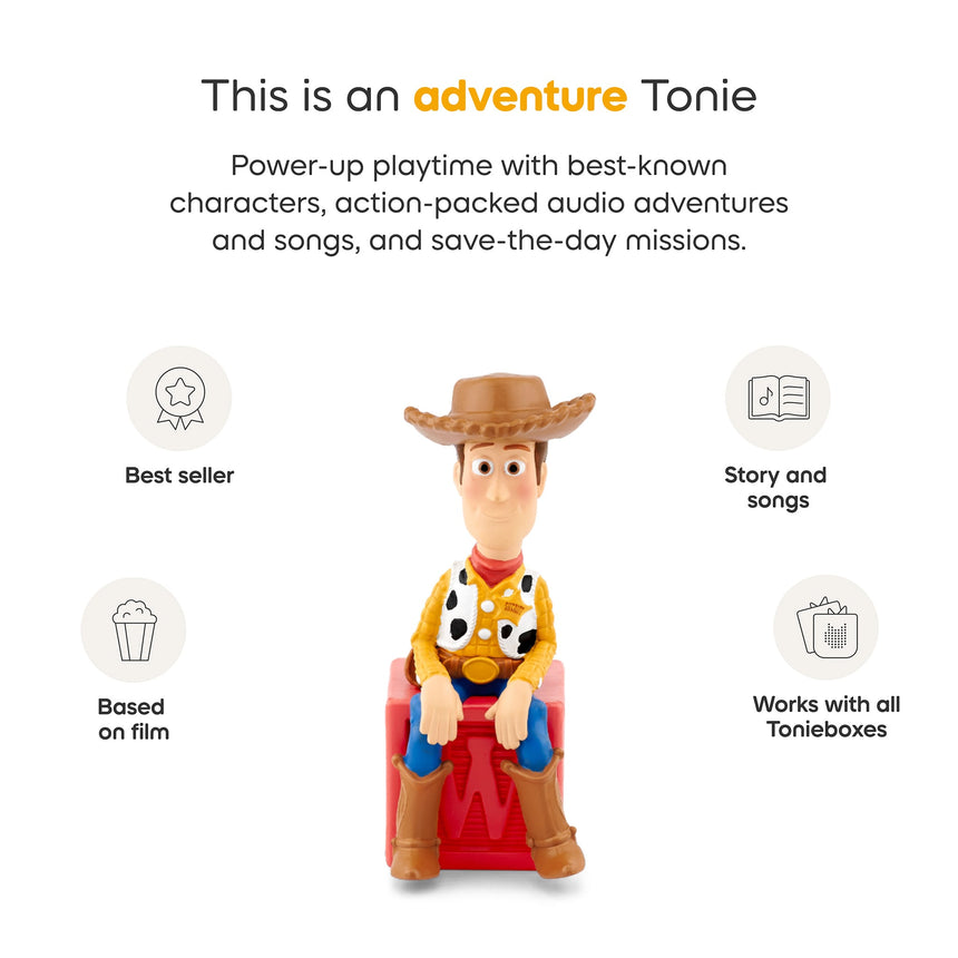 Disney Pixar Toy Story Woody Tonie Figurine (Anglais)-Tonies-TON-10000511-32-CLÉMENT