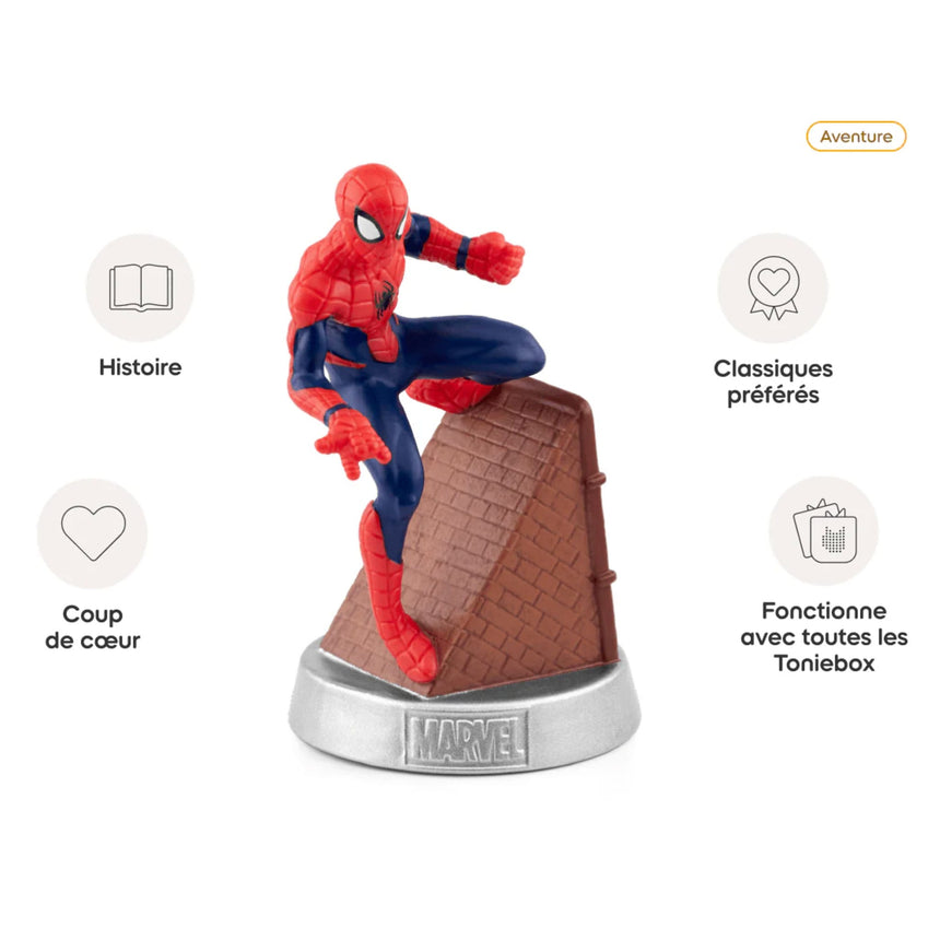 Figurine Spiderman (Français)-Tonies-TON-11003335-34-CLÉMENT