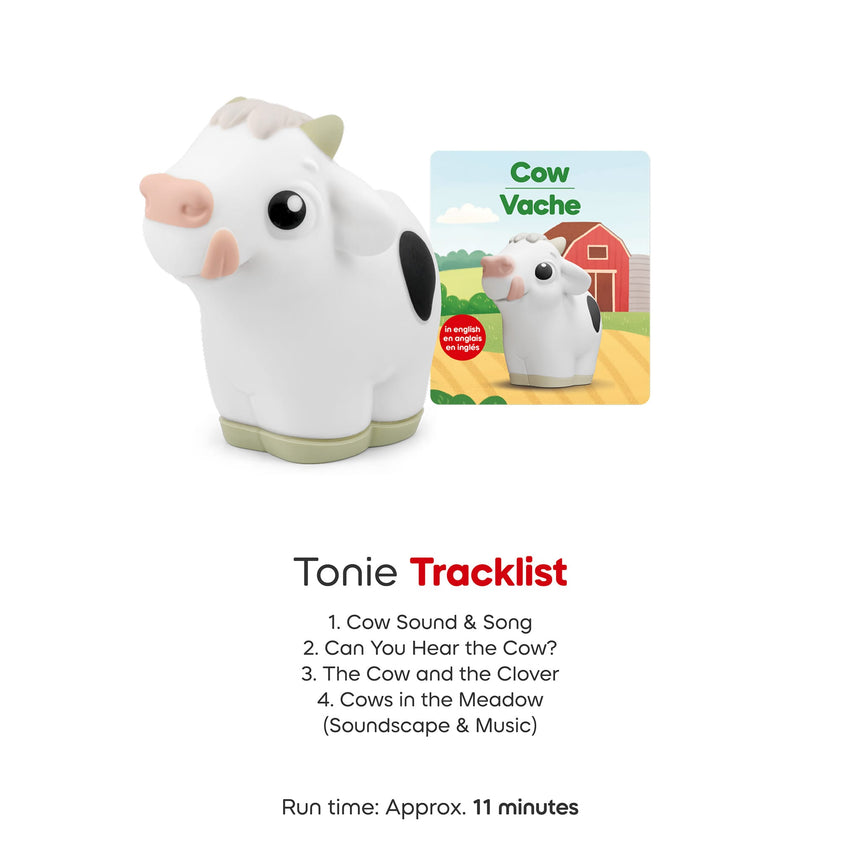 My First Tonies: Ferme - Vache, Cochon et Cheval Ensemble de 3 (Anglais)-Tonies-TON-11003560-CLÉMENT