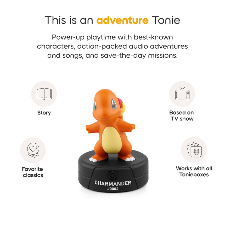 Figurine Pokemon Charmander (Anglais)-Tonies-TON-11003600-32-CLÉMENT