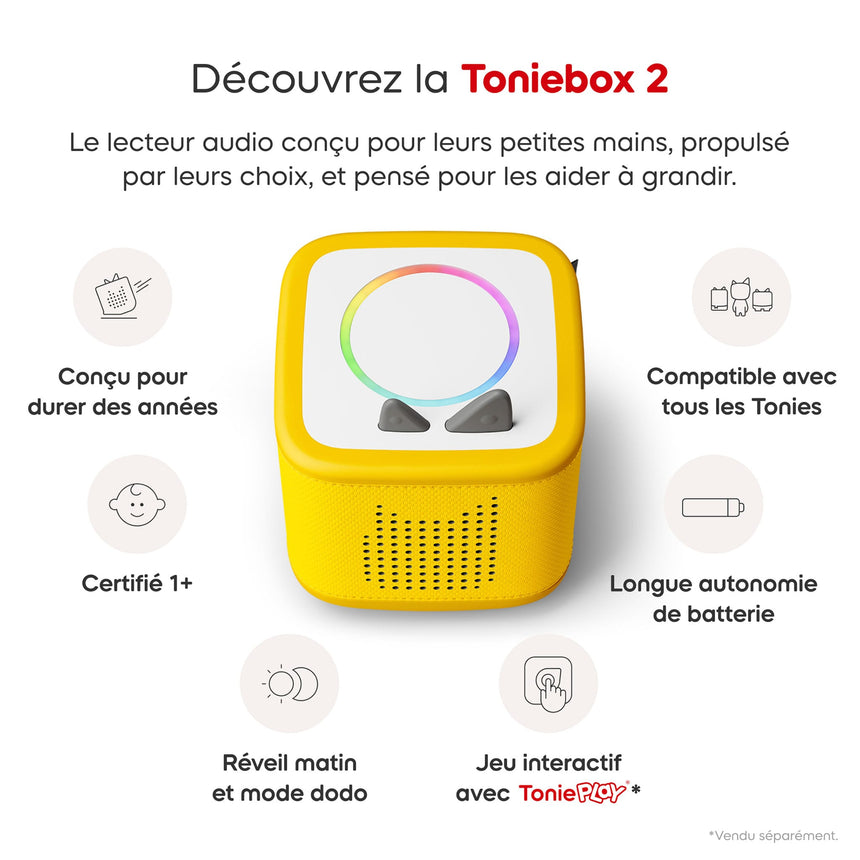 Ensemble de Départ Toniebox 2 Pokemon - Pikachu (Français)-Tonies-TON-11005626-CLÉMENT