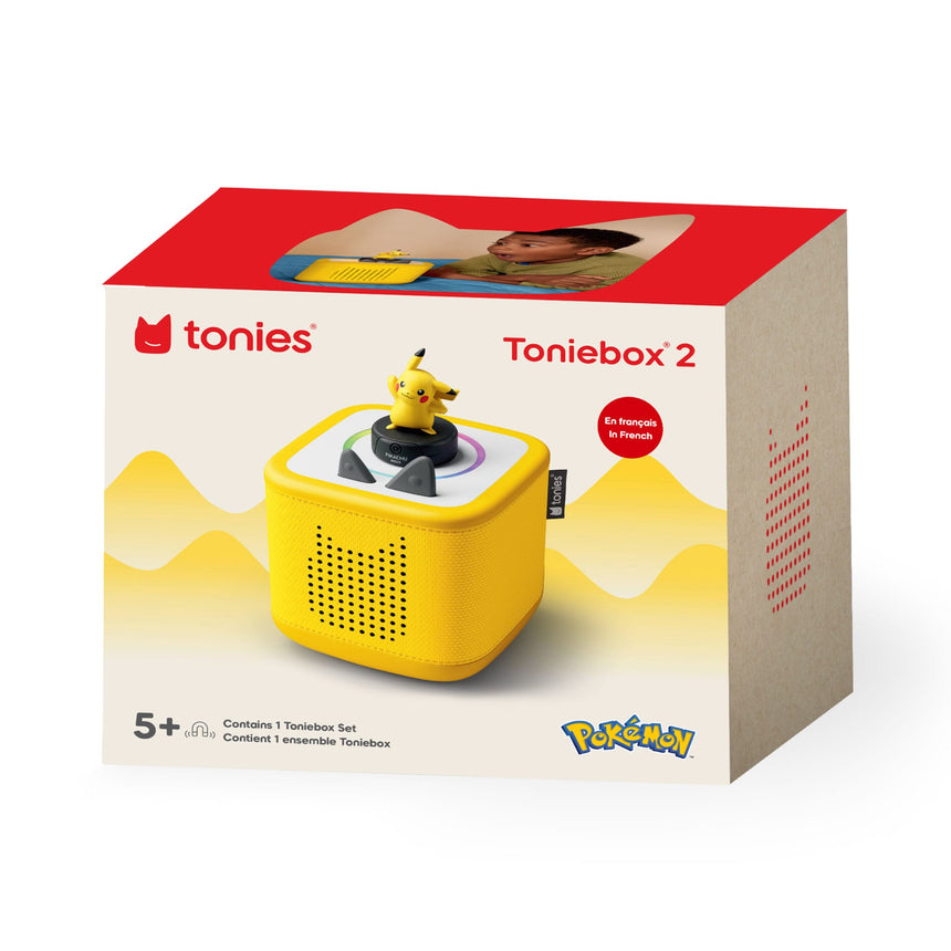 Ensemble de Départ Toniebox 2 Pokemon - Pikachu (Français)-Tonies-TON-11005626-CLÉMENT