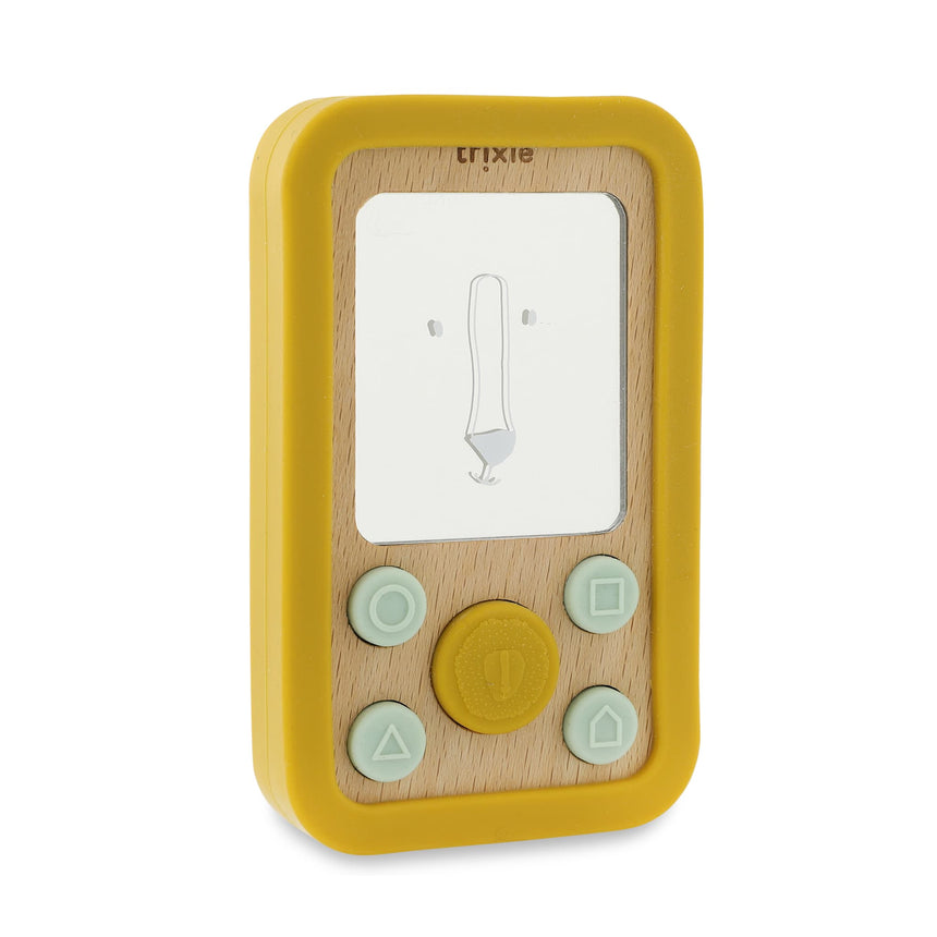 Téléphone Bébé en Silicone et Bois Mr Lion-Trixie-TRX-36-243-CLÉMENT