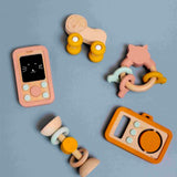 Téléphone Bébé en Silicone et Bois Mr Lion-Trixie-TRX-36-243-CLÉMENT