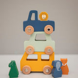 Ensemble De Voitures en Bois Animaux-Trixie-TRX-36-808-CLÉMENT