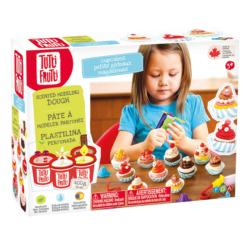 Ensemble Pâtes à Modeler - Petits Gâteaux-Tutti Frutti-TUF-BJTT14805-CLÉMENT