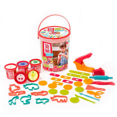 Ensemble Pâtes à Modeler - Le Seau En Fête-Tutti Frutti-TUF-BJTT14825-CLÉMENT