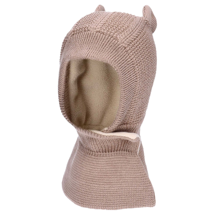 Cagoule Tricot Merino Ours 3-18mois-Tutu-Taupe-3-9 m-TUU-3-007645-CLÉMENT