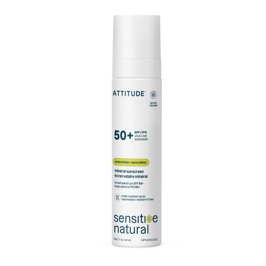 Spray Solaire Visage et Corps - Peau Sensible FPS 50-Attitude-UDE-16534-CLÉMENT
