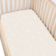 Drap Contour Bambou pour Lit de Bébé - Oies-Günamüna-UNA-1600GOOSE-CLÉMENT