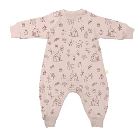 Une-pièce Molleton 6-9mois - Forêt Rose Do-re-mi-Günamüna-UNA-8101DOE69-CLÉMENT
