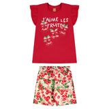 Ensemble Deux Pièces J'aime Les Fruits 2-8ans-Up Baby-Rouge-2-UPB-46300-191763-CLÉMENT