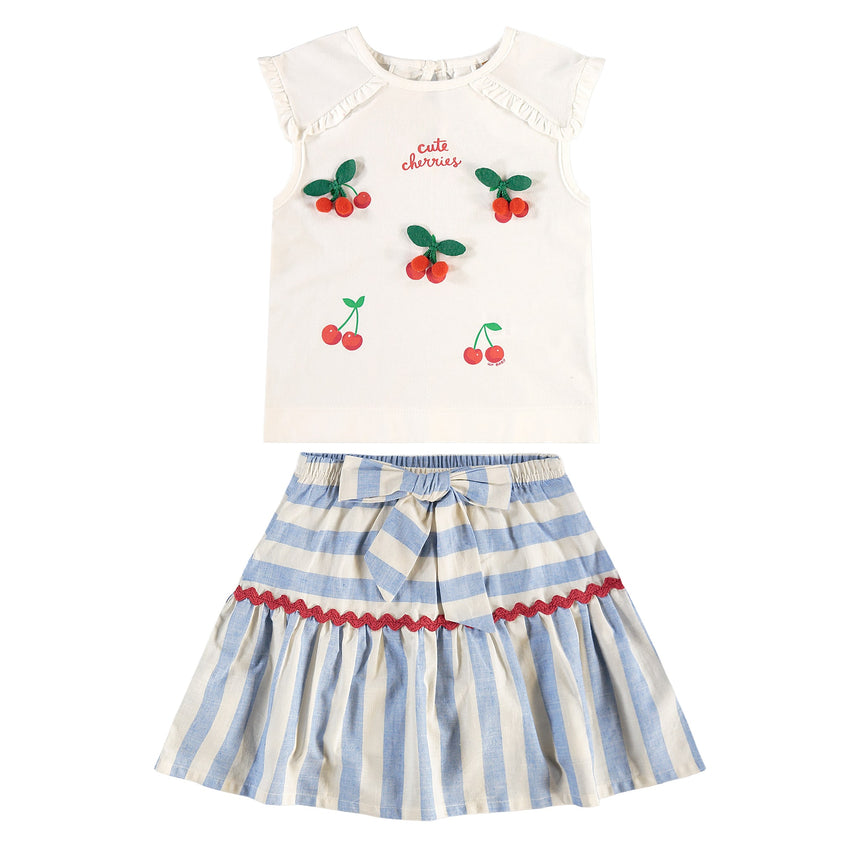 Ensemble Deux Pièces Cute Cherries 2-8ans-Up Baby-Ivoire-2-UPB-46305-000106-CLÉMENT