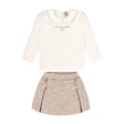 Ensemble Deux Pièces Jupe Tweed 2-8ans-Up Baby-Ivoire-2-UPB-46615-000106-CLÉMENT